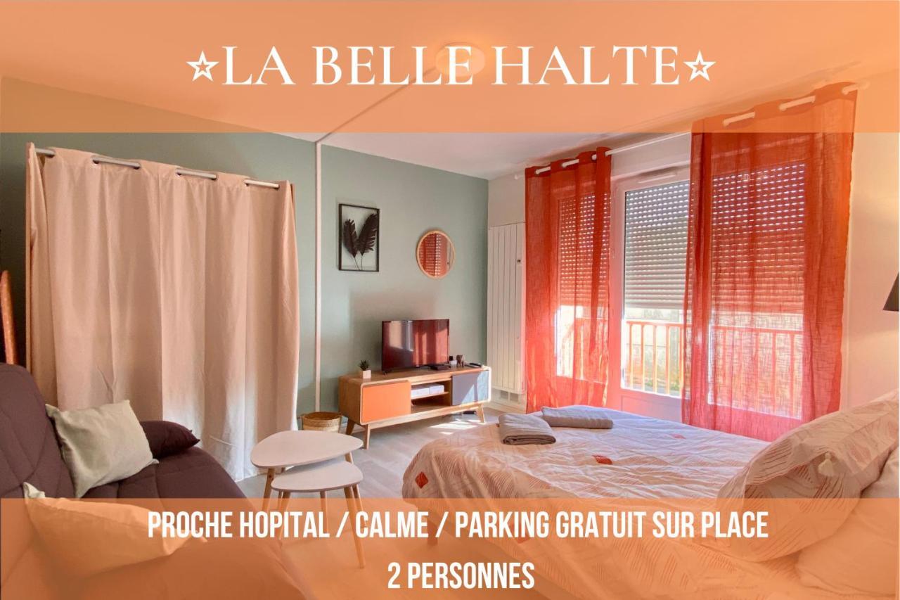 T2 Cosy Proche Hopital + Parking Gratuit Sur Place Auxerre Kültér fotó